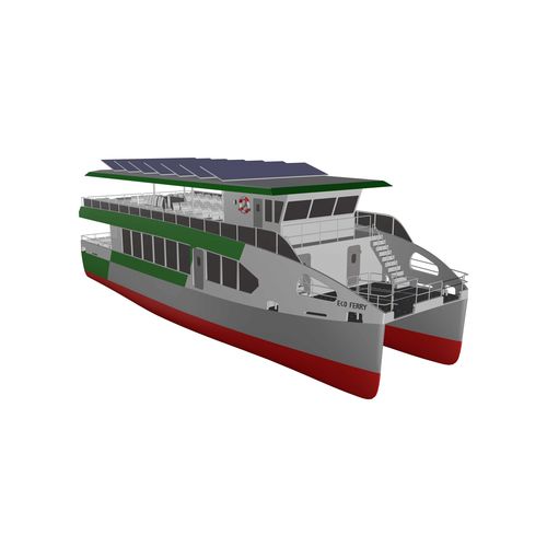 Barco profesional barco de pasajeros - FX240  - Nova Shipyard - catamarán / híbrido diésel-eléctrico / de aluminio