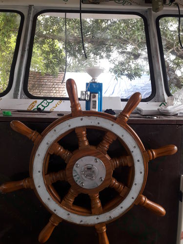 Volante para barco de motor de madera - Steering Wheel - 30" - Mac-N-Hom Marine Equipments P Ltd - clásico