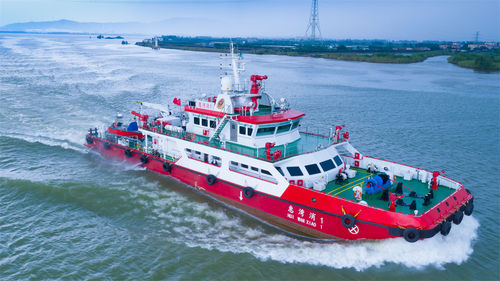 Buque bombero catamarán - 46 - JIANGLONG SHIPBUILDING CO., LTD. - de aluminio / de acero
