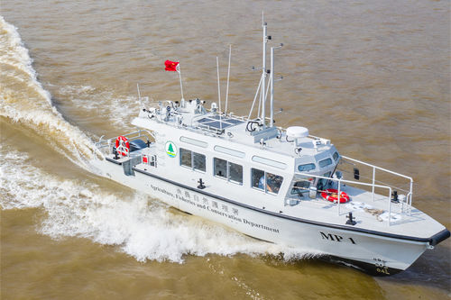 Barco profesional barco de vigilancia - 12 - JIANGLONG SHIPBUILDING CO., LTD. - fueraborda / de aluminio