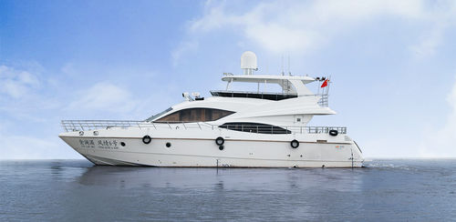 Yate a motor de crucero - 69 - JIANGLONG SHIPBUILDING CO., LTD. - con fly / de fibra de vidrio