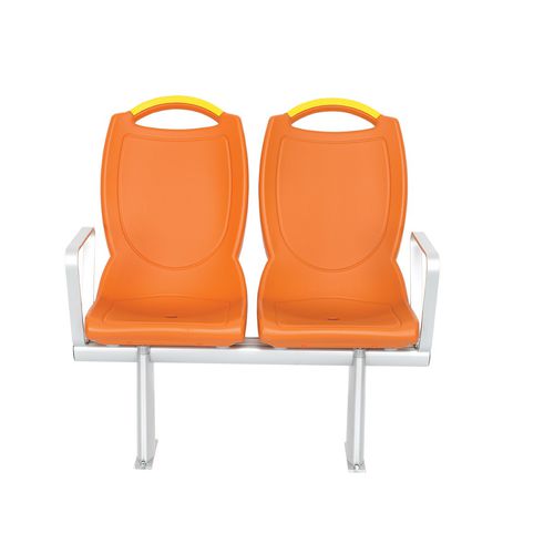 Asiento para buque de pasajeros - SILBA - MK Seats GmbH - con reposabrazos / respaldo alto / 2 plazas