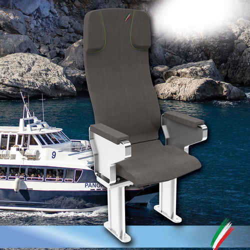 Asiento envolvente - Ischia - MK Seats GmbH - para buque de pasajeros / con reposabrazos / respaldo alto
