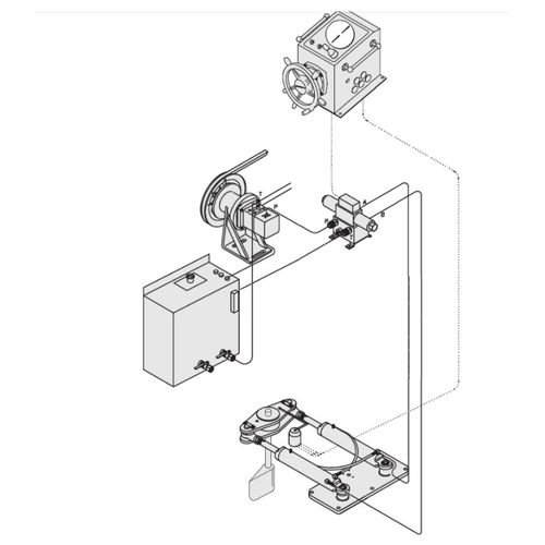 Mecanismo de dirección para buque - DES series - D-I INDUSTRIAL CO.,LTD. - hidráulico / eléctrico / asistido