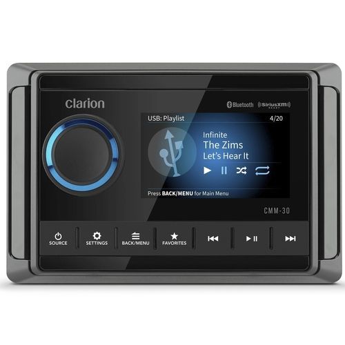 Reproductor audio náutico AM - CMM-30 - Clarion Marine - FM / USB