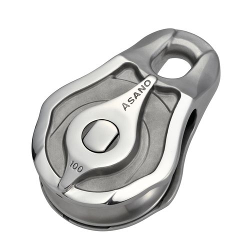 Polea simple - AK10362 - ASANO GLOBAL CO. LTD. - con rodamiento de bolas / Ø máx. cabo: 25 mm / para buque