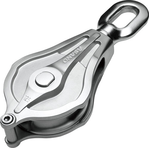 Polea simple - AK10073 - ASANO GLOBAL CO. LTD. - giratoria / con giratorio / con arraigo
