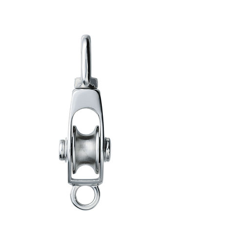 Polea simple - AK S - ASANO GLOBAL CO. LTD. - giratoria / con giratorio / Ø máx. cabo: 14 mm