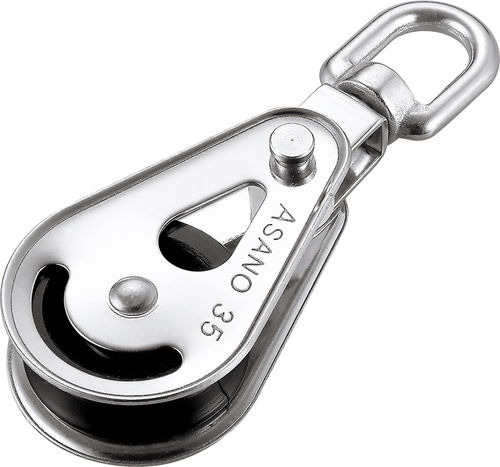Polea simple - ASANO GLOBAL CO. LTD. - de pie de mástil / para velero