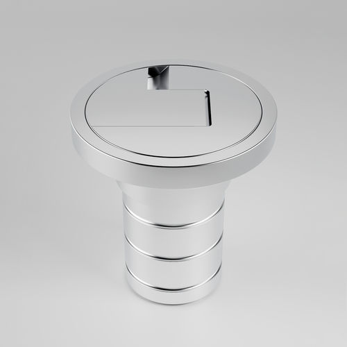 Tapón de cubierta con tirador - F 3801 - I-Carbon - de acero inoxidable / de aluminio