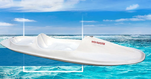 Canoa de recreo - Fatih Polyester - Fiberglass Solutions - 1 plaza / para 2 personas / de fibra de vidrio