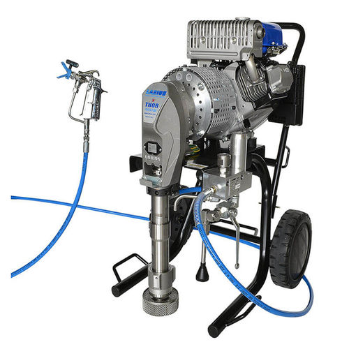 Máquina de pulverización de pintura móvil - THOR petrol - Larius - para astillero naval