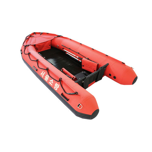 Barco profesional barco de salvamento - VR380 AL - RAPTOR - fueraborda / de aluminio / embarcación neumática semirrígida