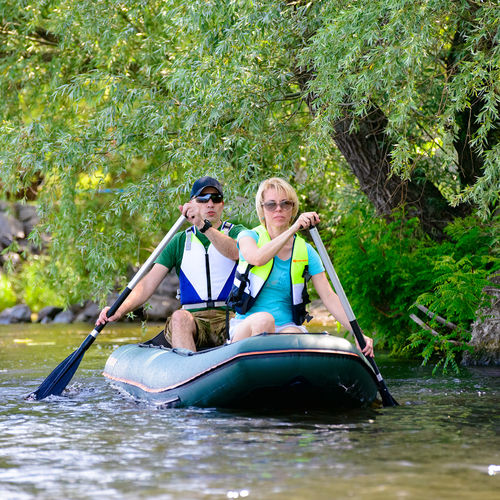 Canoa hinchable - KM-330C - KOLIBRI - multiusos / para 2 personas / verde