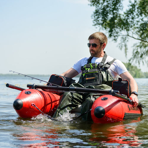 Barca de remos neumática para la pesca - K-180F - KOLIBRI - de PVC