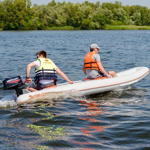 Canoa hinchable - KM-390C - KOLIBRI - multiusos / 3 plazas / verde