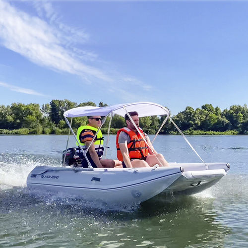 Embarcación neumática catamarán - KM-340CM - KOLIBRI - fueraborda / gasolina / open