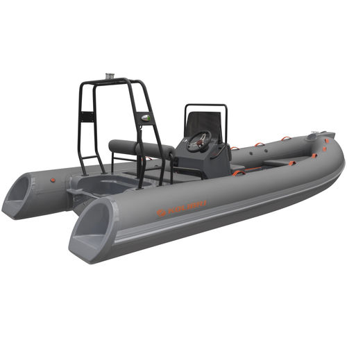 Embarcación neumática fueraborda - W500UT - KOLIBRI - RIB / open / con consola central