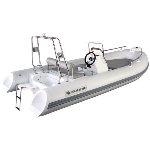 Embarcación neumática RIB - W480UT - KOLIBRI - fueraborda / gasolina / con consola lateral