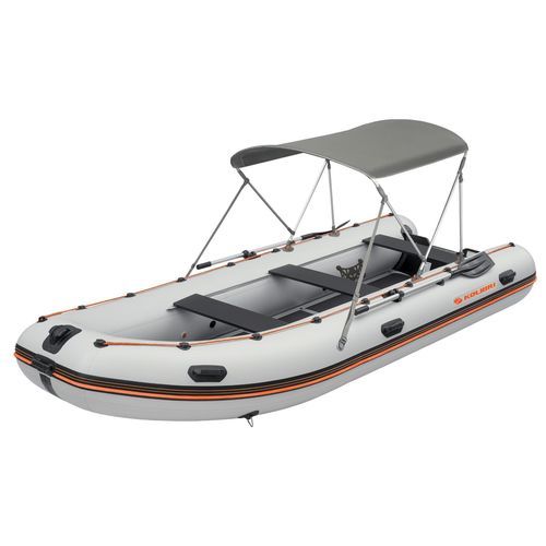 Bimini top para embarcación neumática - 33.112.0 - KOLIBRI - para caseta del timón / blanco / antracita