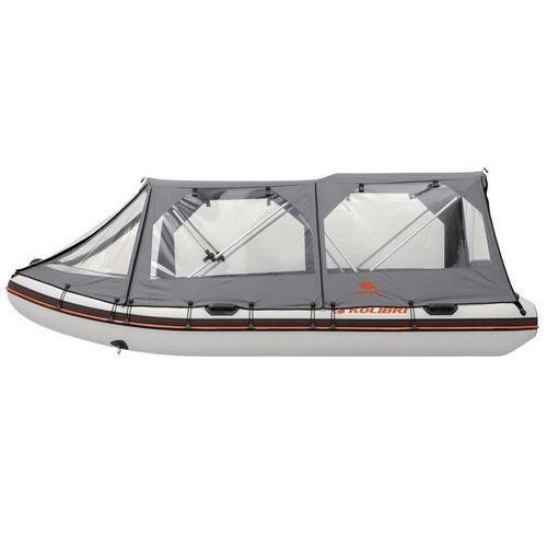 Bimini top para barco de motor - 33.23*.0 series - KOLIBRI - para caseta del timón / gris
