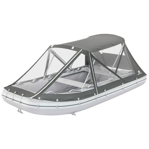Bimini top para barco de motor - 33.24*.1.35 series - KOLIBRI - para caseta del timón / gris