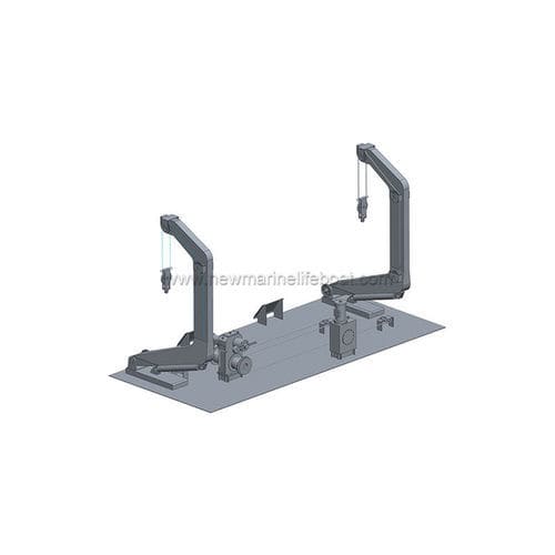Pescante para bote salvavidas - HLA series - Ningbo New Marine Lifesaving Equipment Co., Ltd. - hidráulico / de gravedad