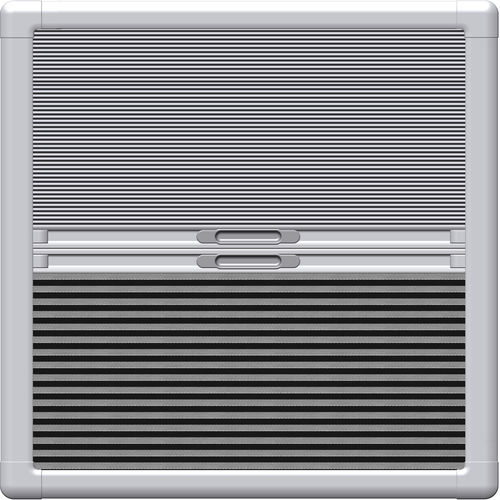 Cortina opaca - Pleated - Seaview Blinds - mosquitera / marina