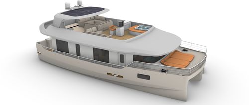 Yate a motor catamarán - 52 - Maison Marine Yachts - de crucero / con fly / con deck saloon