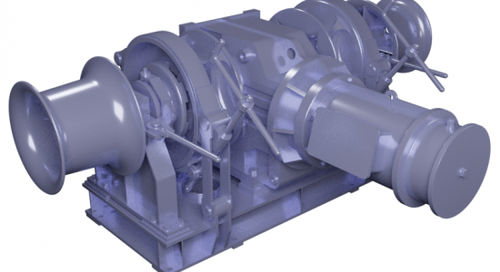Molinete eléctrico - GMB-N - United Marine Suppliers Co., LTD. (UMS) - para buque / horizontal / sobre cubierta