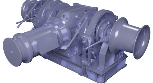 Molinete eléctrico - GMB-ND - United Marine Suppliers Co., LTD. (UMS) - para buque / horizontal / sobre cubierta