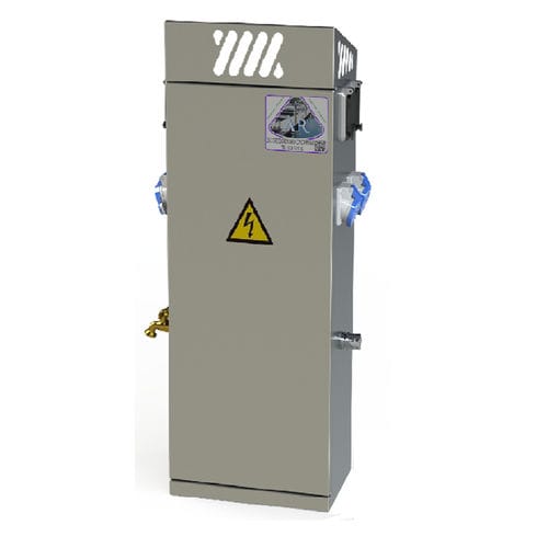 Torreta de suministro eléctrico - BE 21 - ARMARINA - de suministro de agua / para pantalán / de acero inoxidable