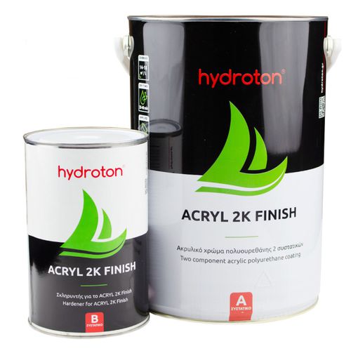 Pintura de poliuretano - ACRYL 2K FINISH - Hydroton SA - bicomponente / acrílica / de acabado