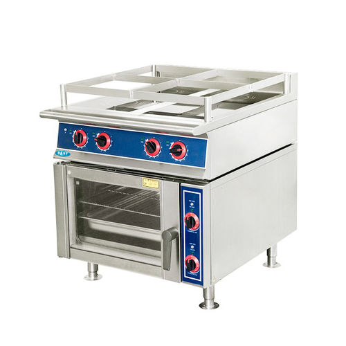 Cocina profesional para barco - BR4 series - Ningbo BAST-MARINE Electrical Equipment Co, Ltd - eléctrica / 4 quemadores / con parrilla