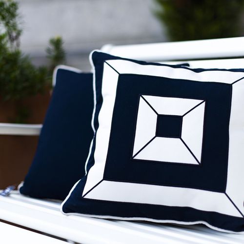 Cojín para solárium - SQUARE NAVY - Aeris Design Tekstil Pazarlama ve Tic. Ltd. Sti. - para camarote / para barco