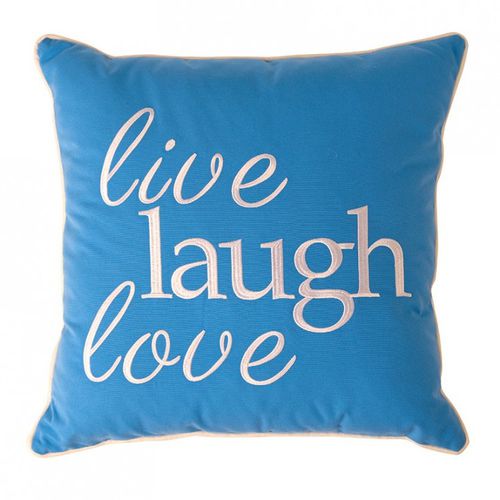 Cojín para solárium - LIVE LAUGH LOVE - Aeris Design Tekstil Pazarlama ve Tic. Ltd. Sti. - para camarote / para barco