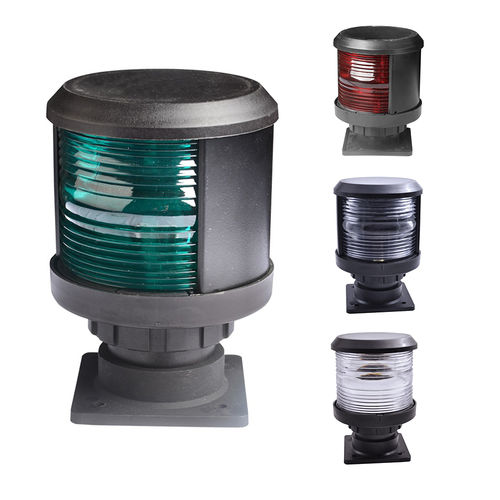 Luz de navegación para barco - CXH-3P series - Zhejiang Bozhou Marine Electric Technology Co., Ltd. - de incandescencia / blanca / roja