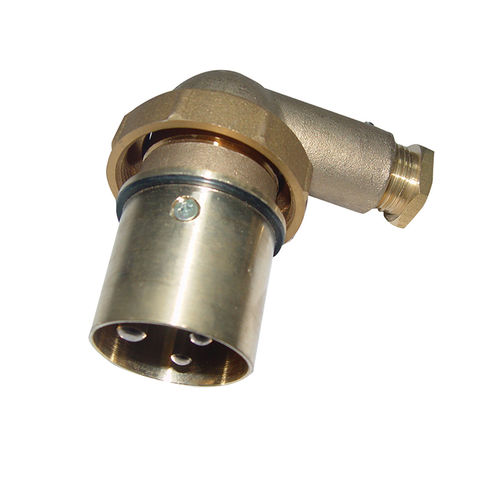 Enchufe estanco para buque - IMPA 792852 brass - Zhejiang Bozhou Marine Electric Technology Co., Ltd. - macho