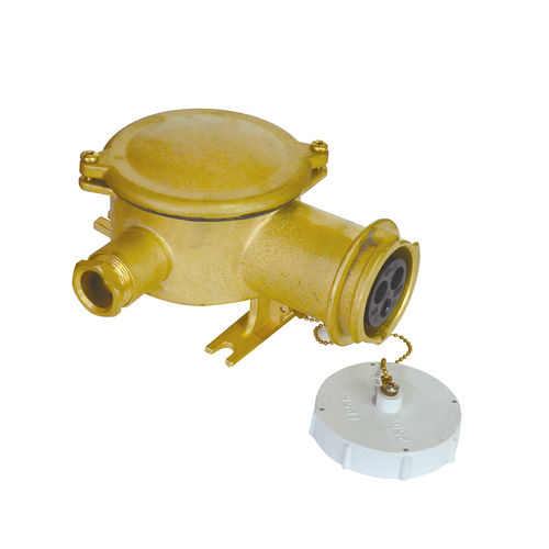 Enchufe estanco para buque - CZS202/714 - Zhejiang Bozhou Marine Electric Technology Co., Ltd. - para barco / hembra / con calota de protección