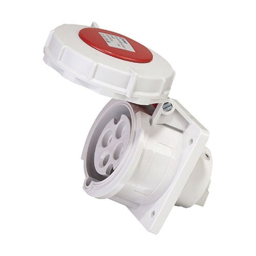 Enchufe estanco para buque - CRZ-1432P - Zhejiang Bozhou Marine Electric Technology Co., Ltd. - para barco / hembra / con calota de protección