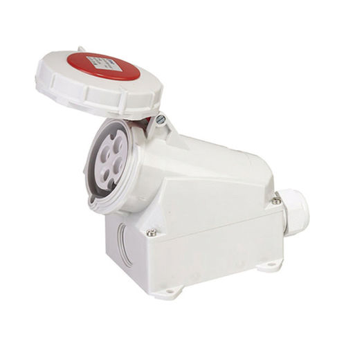 Enchufe estanco para buque - CZM-14432P - Zhejiang Bozhou Marine Electric Technology Co., Ltd. - para barco / hembra / con calota de protección
