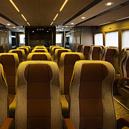Asiento para buque de pasajeros - HR20/14 - Pullman Seat Systems - con reposabrazos / ajustable / respaldo alto