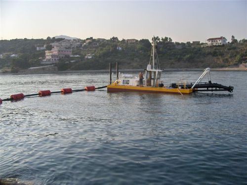 Barco profesional barco de trabajo - SGT 180 - Italdraghe - gabarra de trabajo / embarcación de servicio para parque eólico / draga de succión con disgregador