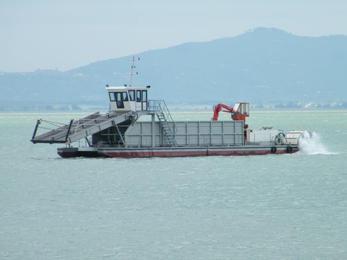 Buque especial antipolución - TRASIMENO - Italdraghe - catamarán