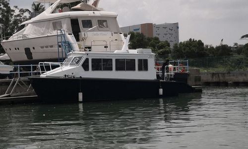 Barco profesional transbordador - Centurion 36 - Five Aluminium Boat and Engineering Pte Ltd - intraborda / de aluminio