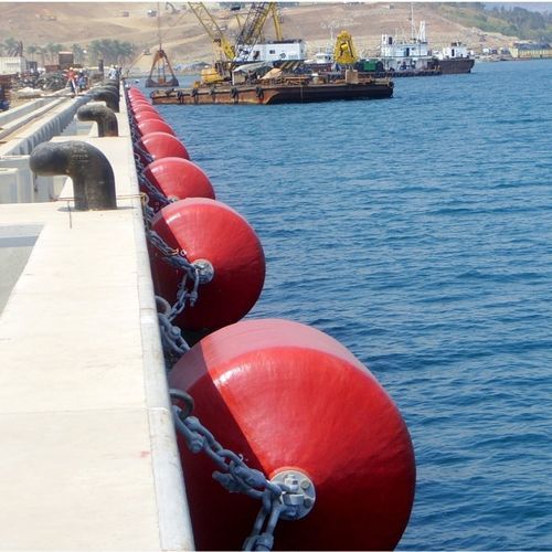 Defensa para buque - Jerryborg Marine Machinery Co., Ltd - para pantalán / negra / roja