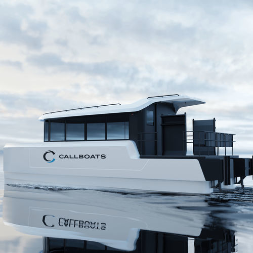 Barco profesional eléctrico - CAT 10 L - Callboats - barco de pasajeros / catamarán / de composite