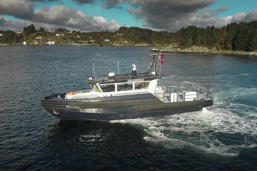 Barco profesional barco de vigilancia - 1400 - Kewatec - hidrojet intraborda