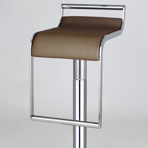 Taburete de bar para yate - R17VIPD002 - VIP s.r.l. - de acero inoxidable pulido