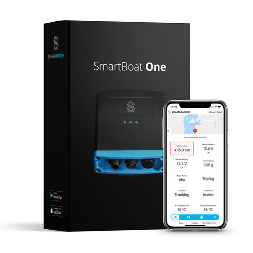 Sistema de vigilancia y seguimiento para barco - SmartBoat One  - Sensar Marine - con aplicación para smartphone